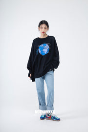 Earth sweater-Black